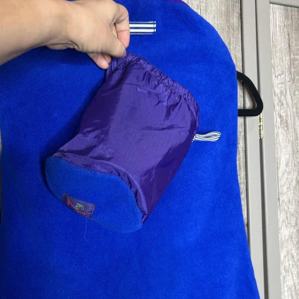 Cozey 7 TrailHopper Overalls Fleece Zipper Wearable Blanket Size 18 - 2T Blue